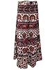 Wrap Skirt, Baby Elephant Print Cotton Wrap Around Long Skirt Dress, City Style