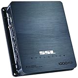 Sound Storm Laboratories EV2.1000 1000 Watt 2-Channel MOSFET High/Low X-Over Remote Subwoofer Level Control