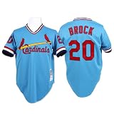 St. Louis Cardinals Authentic 1979 Lou Brock Road Jersey By Mitchell & Ness 40