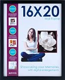 Pinnacle 16-inch-by-20-inch Square Poster Frame, Black