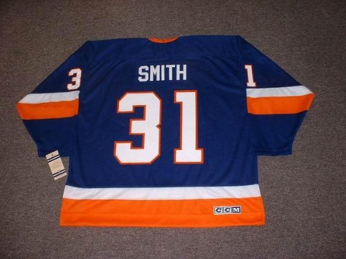 Buy BILLY SMITH New York Islanders 1983 CCM Vintage Throwback Away NHL Hockey Jersey