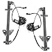 AutoandArt Window Regulator w/Motor for 2000-2004 Dakota Rear for 1998-2003 Durango 55256495AF Set CH1550104
