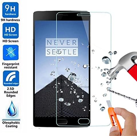 For Oneplus 3 Three Tempered Glass Screen Protector Film Premium 9H Thin 5.5" Full Cover - Strong Hardness - Ultra Slim Thickness - Bubble Free