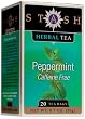 Stash Premium Peppermint Herbal Tea, Tea Bags, 20-Count Boxes (Pack of 6)