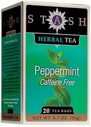Stash Premium Peppermint Herbal Tea, Tea Bags, 20-Count Boxes (Pack of 6)
