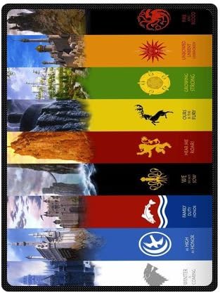 Generic Custom Game of Thrones Family Logo Fleece Throw Blanket 58" x 80"