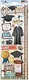 Paper House Productions STCX-0187E Cardstock Stickers, My Graduation, 6-Pack