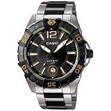 Casio Men's MTD1070D-1A2V Resin Quartz Watch with Black Dial