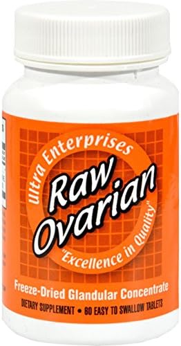 2Pack! Ultra Glandulars Raw Ovarian - 200 mg - 60 Tablets