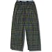 Calvin Klein Microfiber Flannel Lounge Pants for Children in Green / Navy Plaid