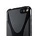 Exact Amazon Fire Phone Case [JUMP Series] - X Design SoftGel Flexible TPU Case Cover for Amazon Fire Phone (2014) Black