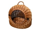 Oval Wicker Cat Carry Basket