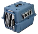 Petmate Vari Kennel Ultra Fashion - Small - Bleached Linen Peacock Blue