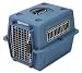 Petmate Vari Kennel Ultra Fashion, Small, Bleached Linen/Peacock Blue