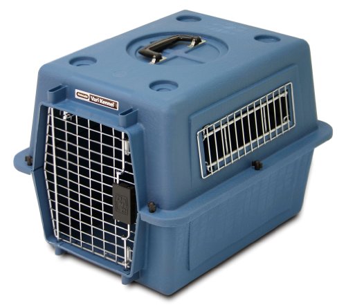 Petmate Vari Kennel Ultra Fashion - Small - Bleached Linen Peacock Blue