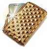 Erstklassig gepolsterte Rei�verschluss-Tasche "Prinzessin", Handyhalter f�r LG GB230 Julia . Einzigartige Rei�verschluss-Tasche / Schale / H�lle/ Etui mit Tragegurt & Riemen, golden, f�r Handys und Kreditkarten