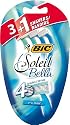 BiC Soleil Bella Lady Quadruple Blade Disposable Shaver Blister of  3+1