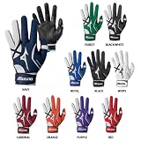 Mizuno Baseball Vintage Pro G3 Batting Gloves BLACK/WHITE 2X-LARGE