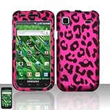 Rubberized Pink Leopard Snap on Design Case Hard Case Skin Cover Faceplate  ....