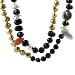 Gold and Black Freshwater Pearl Necklace