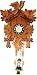 German Black Forest Clock - Carved Boy on Swng
