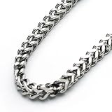 4MM Stainless Steel Chain Necklaces Italian Franco Chain ( Available Length 24