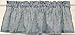 The Curtain Shop Snowflake Puff 56Wx14L Valance-Frosty Blue