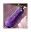 Sugared Fruit Decorative Two-Toned Purple & Pink Eggplant Christmas Ornament 4"