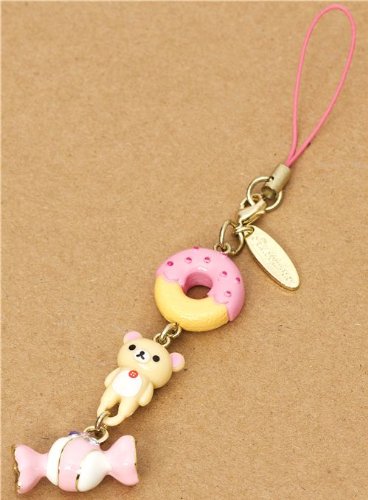 Imagen 4 de adorno con correa teléfono oso Korilakkuma bonito