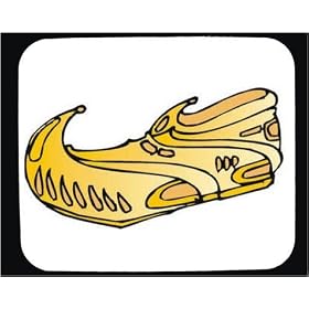 Decorated Mouse Pad with royal, Germany, footwear, gold, Europe, shoe, sandal, slipper