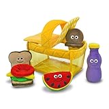Melissa & Doug Deluxe Picnic Basket Fill & Spill Soft Baby Toy