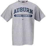 Nike Auburn Tigers Ash Cross Country T-shirt