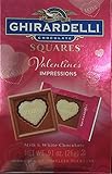 UPC 747599318351 product image for Ghirardelli Squares Valentine's Impressions, Milk & White Chocolate, 0.91 oz | upcitemdb.com