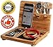 Deal of The Day - Wooden Docking Station, Desk Organizer, Nightstand Docking Station, Unique, Wood Docking Station, Birthday Gift, Gift for Men