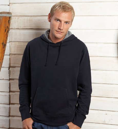 Pure Cotton Long Sleeve Basic Hooded Top
