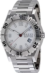 GUCCI Men's YA115212 Pantheon Stainless Steel Watch