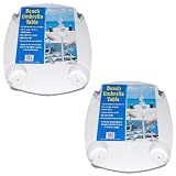 RIO BRANDS Beach Umbrella Mini Square Table - Set of 2