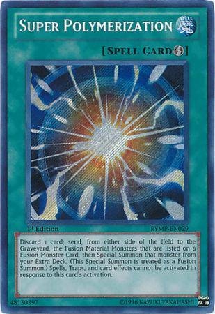 Yu-Gi-Oh! - Super Polymerization (RYMP-EN029) - Ra Yellow Mega-Pack - 1st Edition - Secret Rare On Sale