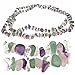 Genuine Semiprecious Amethyst, Crystal, Rose title=