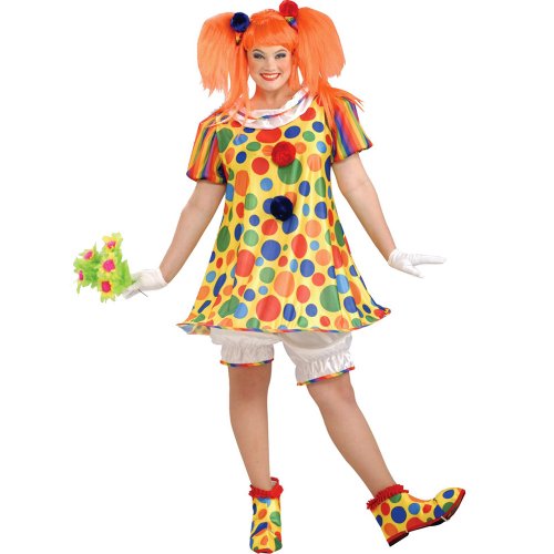 Adults' Plus Size Giggles the Clown Costume