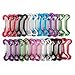 GOGO 24 PCS Aluminum Bone Carabiners in Assorted Colors, Gift Idea