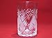 2 ea Old Fashioned Russian Cut Crystal Glasses & Matching Metal Glass Holders Podstakannik suitable for hot/cold liquids