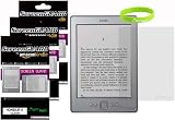 CrazyOnDigital 3 Clear Screen Protectors Compatible with Kindle 4/ Kindle Touch/ Kindle Keyboard 6" eReader. CrazyOnDigital Retail Package