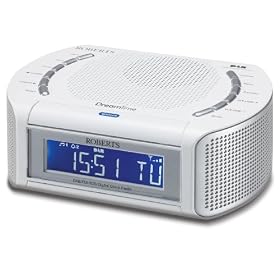 Roberts Radios Dreamtime Digital Clock Radio with Dual Alarm - White