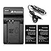 Powerextra 2x EN-EL20a Battery & Car Charger Compatible with Nikon Coolpix P1000, DL24-500, Nikon1 J1, J2, J3, Nikon1 S1, Nikon1 V3, Nikon Coolpix A, Nikon1 AW1, Blackmagic Pocket Cinema