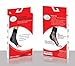 Footease Plantar Fasciitis Compression Socks: 1 Pair. No Logo Foot Sleeves Best for Arch Support, Edema, Heel Pain Relief. Great for Travel, Running, Night-time and Everyday Use.