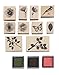 Martha Stewart Crafts Wooden Rubber Stamp Set, Nature