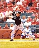 Chris Coghlan Autographed/Hand Signed Hitting 8x10 Photo