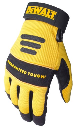 DeWalt Synthetic Padded Leather Palm Gloves DEWPERFORM2