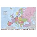 1art1 49076 Weltkarten - Poltische Weltkarte Europa Flaggen Poster 91 x 61 cm
